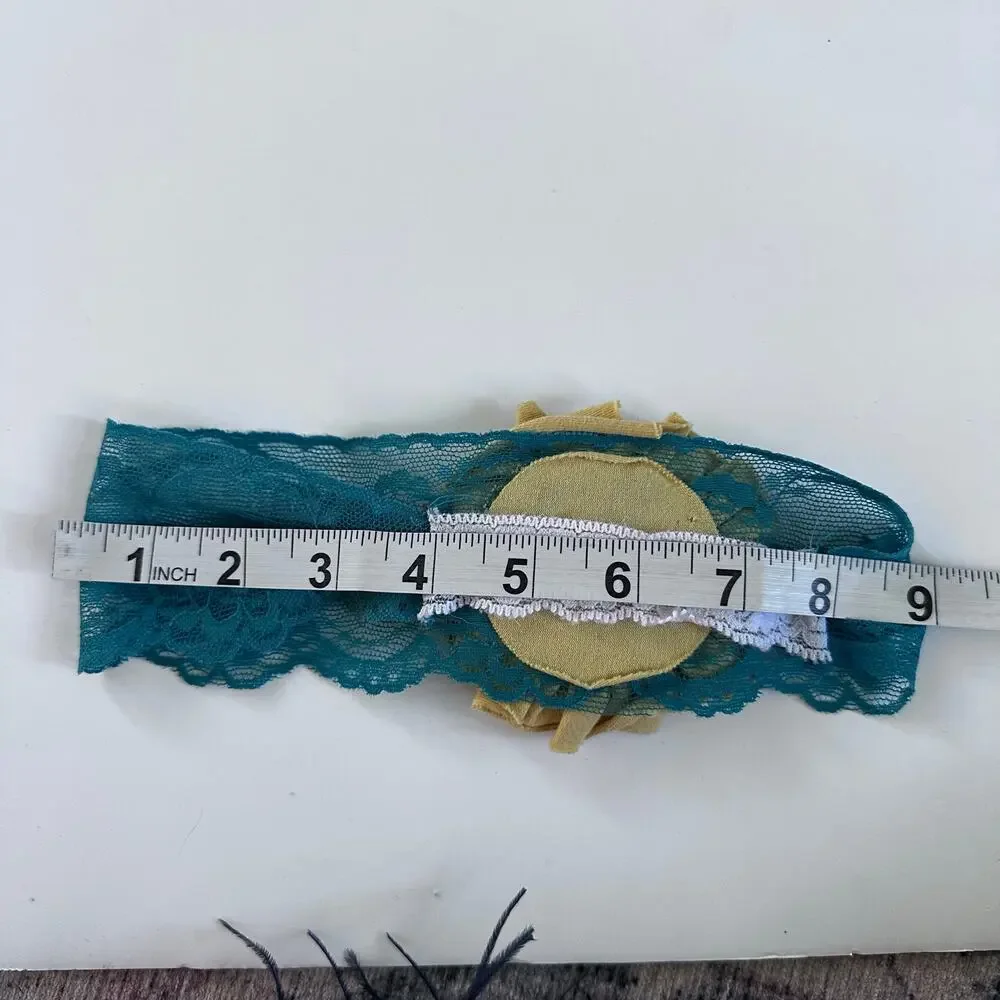 Beautiful Floral Lace Head Wrap for Girls - 9